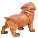 Статуэтка деревянная в виде собаки Balinese Dog варинант исполнения - 2 | Loft Concept в Волгограде