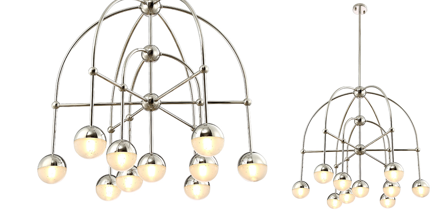 Люстра Heidy Chrome Chandelier 10 Люстра Heidy Chrome Chandelier 10 - Loft-Concept в Волгограде