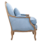 Кресло Ava Classical Armchair light blue velour варинант исполнения - 2 | Loft Concept в Волгограде