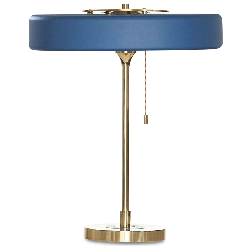 Настольная Bert Frank Revolve Table Lamp Blue Латунь Синий Настольная Bert Frank Revolve Table Lamp Blue Латунь Синий в Волгограде | Loft Concept