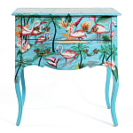 Комод с росписью Розовый фламинго L.XV CHEST OF DRAWERS Flowers with Flamingo варинант исполнения - 2 | Loft Concept в Волгограде