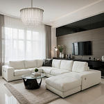 Люстра круглая с прозрачными стеклянными трубками Nembus варинант исполнения - 12 | Loft Concept в Волгограде