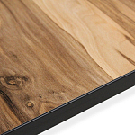 Стол обеденный раздвижной с прямоугольной столешницей на четырех черных ножках Blair варинант исполнения - 7 | Loft Concept в Волгограде