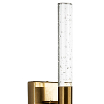 Бра со стеклянным плафоном латунь Gileberte Glass Tube Wall Lamp Brass варинант исполнения - 3 | Loft Concept в Волгограде