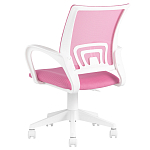 Офисное кресло с основанием из белого пластика Desk chairs Pink варинант исполнения - 5 | Loft Concept в Волгограде