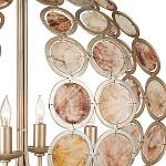 Люстра в форме шара с декором из круглых декоративных элементов Bright Shell Discs варинант исполнения - 1 | Loft Concept в Волгограде