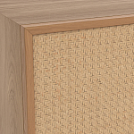 ТВ-тумба с декором из ротанга Pansy Rattan TV Stand варинант исполнения - 2 | Loft Concept в Волгограде