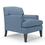 Мебельная ткань Шенилл голубой цвет 138 см T4-26 варинант исполнения - 3 | Loft Concept в Волгограде