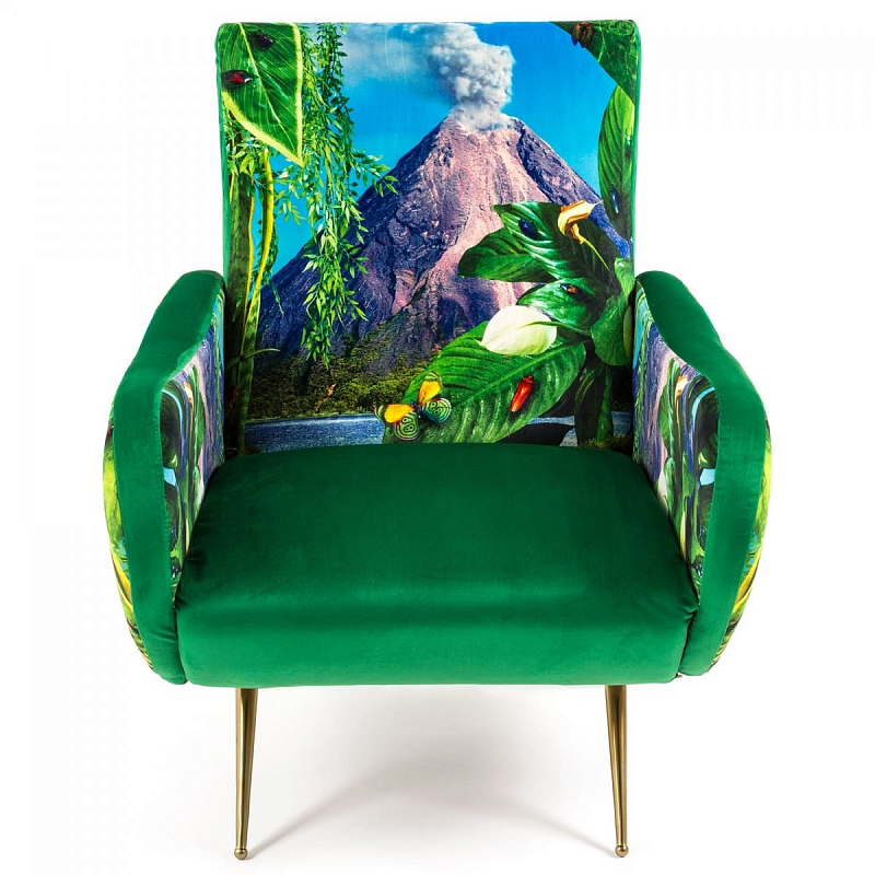 Кресло Seletti Armchair Volcano Бирюзовый Зеленый Латунь Кресло Seletti Armchair Volcano Бирюзовый Зеленый Латунь в Волгограде | Loft Concept