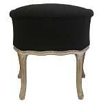 Кресло низкое в стиле прованс Louis French Armchair black flax варинант исполнения - 2 | Loft Concept в Волгограде