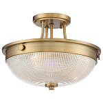 Потолочный светильник со стеклянным плафоном в виде купола Quoizel варинант исполнения - 13 | Loft Concept в Волгограде