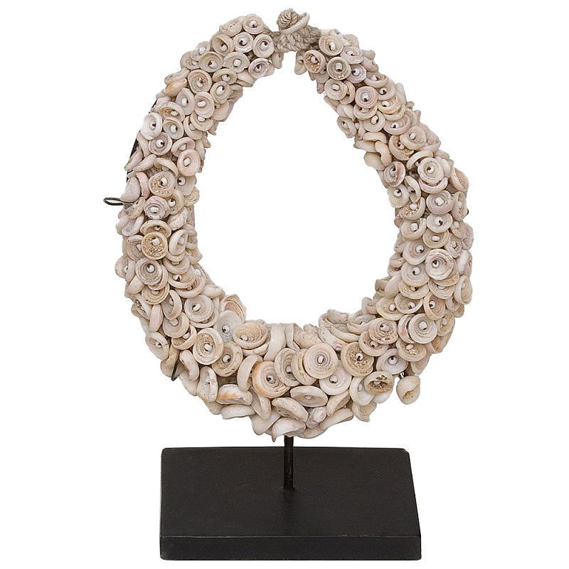 Этническое ожерелье из светлых круглых ракушек Mushroom Necklace Бежевый Черный Этническое ожерелье из светлых круглых ракушек Mushroom Necklace Бежевый Черный в Волгограде | Loft Concept