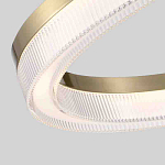 Люстра подвесная круглая светодиодная с золотым каркасом Ring Horizontal варинант исполнения - 2 | Loft Concept в Волгограде