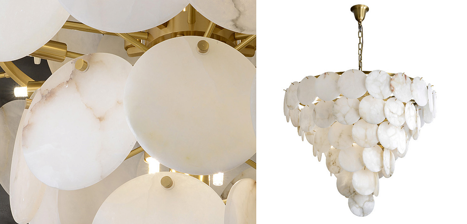 Люстра Letizia Marble Tiered Chandelier Люстра Letizia Marble Tiered Chandelier - Loft-Concept в Волгограде