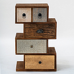 Тумба необычной формы с выдвижными ящиками Shift варинант исполнения - 2 | Loft Concept в Волгограде