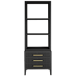 Этажерка Primo с ящиками шпон Черный дуб варинант исполнения - 1 | Loft Concept в Волгограде