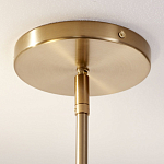 Люстра круглая с 2-мя металлическими абажурами Andromeda варинант исполнения - 5 | Loft Concept в Волгограде