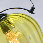 Подвесной светильник со стеклянном плафоном в форме бокала Kaleido варинант исполнения - 28 | Loft Concept в Волгограде