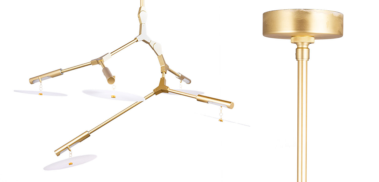 Люстра White Disc 100 Люстра White Disc 100 - Loft-Concept в Волгограде