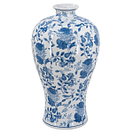 Ваза фарфоровая высокая с синими цветочными мотивами Independence варинант исполнения - 2 | Loft Concept в Волгограде