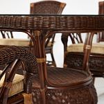 Комплект обеденный из ротанга Eloise grand варинант исполнения - 13 | Loft Concept в Волгограде