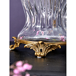 Ваза прозрачная с бронзовыми ручками в виде ангелов Eden Garden варинант исполнения - 5 | Loft Concept в Волгограде