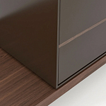 ТВ-тумба  из орехового дерева Marco Wooden TV Stand варинант исполнения - 8 | Loft Concept в Волгограде