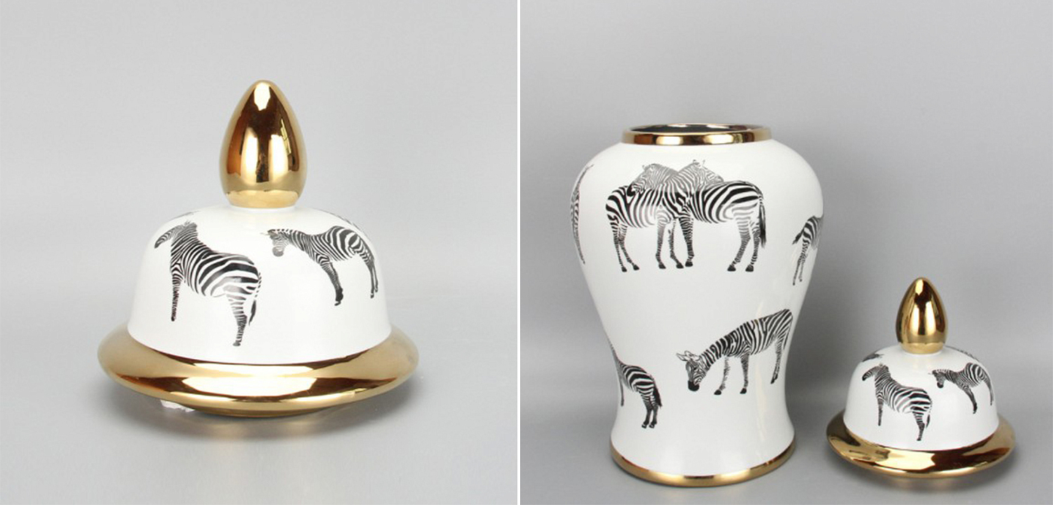 Ваза White Vase Zebra Ваза White Vase Zebra - Loft-Concept в Волгограде