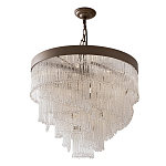 Люстра со стеклянными подвесками в виде круглых бусин Waterfall of Light варинант исполнения - 1 | Loft Concept в Волгограде