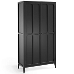 Шкаф черный Silva Black Cabinet варинант исполнения - 2 | Loft Concept в Волгограде