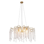 Люстра c подвесками из прозрачного хрусталя Диаметр 85 см FAIRYTREE Light варинант исполнения - 1 | Loft Concept в Волгограде