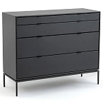 Комод из металла и кожи Guarin Chest of Drawers варинант исполнения - 1 | Loft Concept в Волгограде