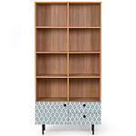 Широкий стеллаж с принтом Elise Rack варинант исполнения - 14 | Loft Concept в Волгограде