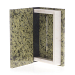 Шкатулка в виде книги из натурального камня змеевик Stone Casket варинант исполнения - 3 | Loft Concept в Волгограде