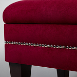 Мягкая банкетка с зоной для хранения Casket Red варинант исполнения - 4 | Loft Concept в Волгограде
