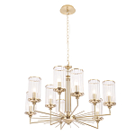 Люстра с 9-ю цилиндрическими стеклянными плафонами Jeanette варинант исполнения - 2 | Loft Concept в Волгограде