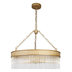 Люстра подвесная круглая со стеклянными трубками Nembus варинант исполнения - 1 | Loft Concept в Волгограде