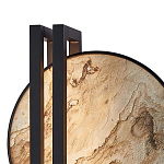 Бра из двух каменных дисков в металлической раме Constellation варинант исполнения - 2 | Loft Concept в Волгограде