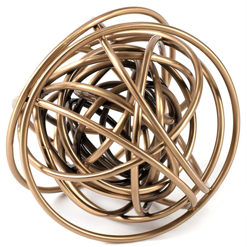 Аксессуар Knot Sculpture Серебряный Золотой Аксессуар Knot Sculpture Серебряный Золотой в Волгограде | Loft Concept