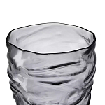 Ваза стеклянная фактурная Crumpled Vase 25,3 см варинант исполнения - 2 | Loft Concept в Волгограде