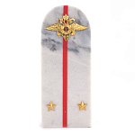 Сувенир Погон МВД из натурального камня мрамор Souvenir Epaulets варинант исполнения - 1 | Loft Concept в Волгограде