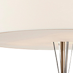 Люстра круглая с белым тканевым абажуром  White Light Diffuser варинант исполнения - 2 | Loft Concept в Волгограде