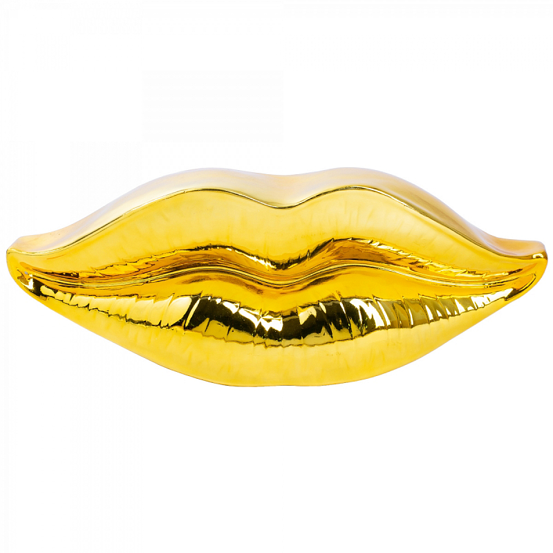 Настенный декор LIPS wall accessory GOLD Глянцевое золото Настенный декор LIPS wall accessory GOLD Глянцевое золото в Волгограде | Loft Concept