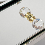 Тумбочка зеркальная с ящиком Mirror Chrome Cabinet варинант исполнения - 4 | Loft Concept в Волгограде