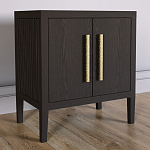 Тумбочка Primo с дверцами шпон темный орех варинант исполнения - 3 | Loft Concept в Волгограде