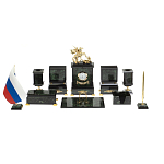 Настольный письменный набор из нефрита в подарочной коробке Victorious варинант исполнения - 1 | Loft Concept в Волгограде