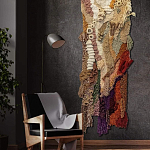 Тканый вручную абстрактный гобелен Коралловый риф Coral reef варинант исполнения - 1 | Loft Concept в Волгограде