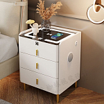 Умная прикроватная тумбочка c зарядкой для телефона Smart Furniture варинант исполнения - 1 | Loft Concept в Волгограде