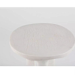 Дизайнерский журнальный стол белый на 3-х ножках в виде ступней African table варинант исполнения - 2 | Loft Concept в Волгограде