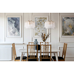 Люстра с подвесными рифлеными стеклянными трубками Nembus варинант исполнения - 23 | Loft Concept в Волгограде